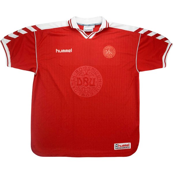 Tailandia Camiseta Dinamarca 1ª Retro 1998 Rojo
